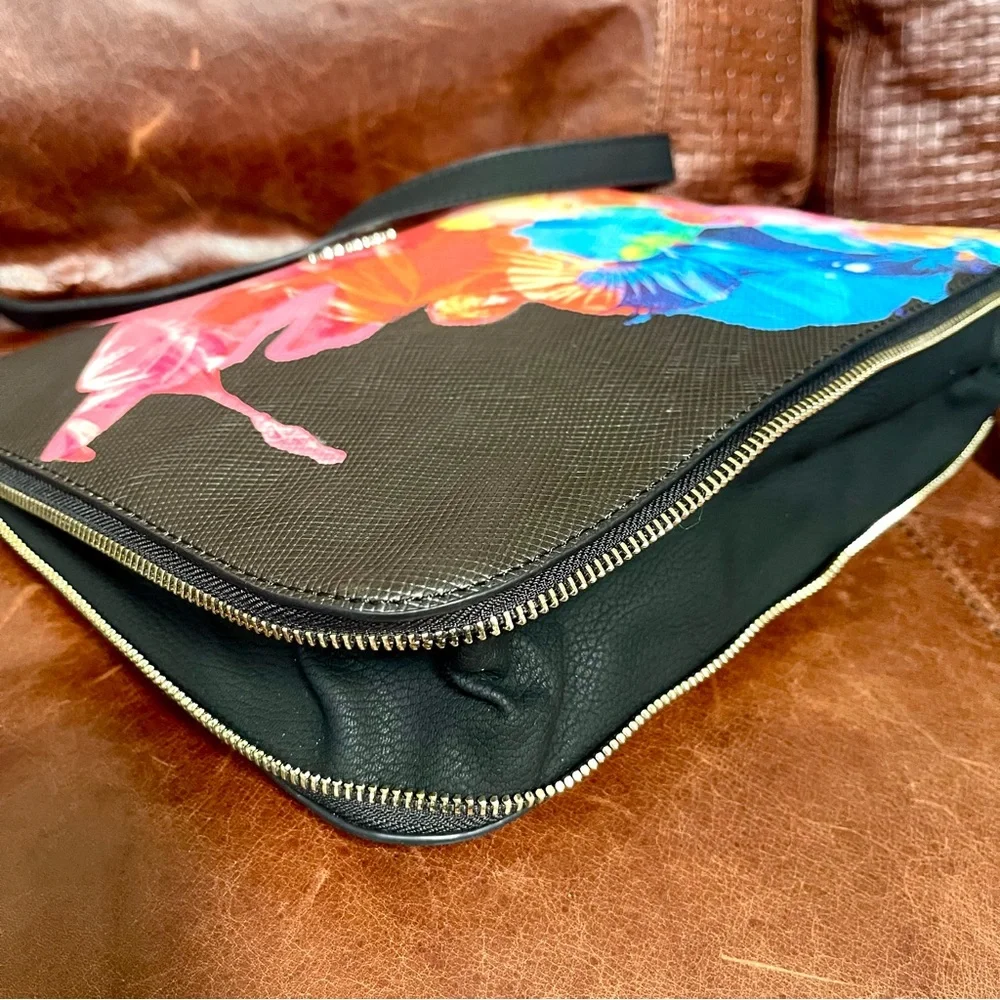 Desigual Corel Molina Expandable Leather Crossbody & Shoulder Bag New Condition